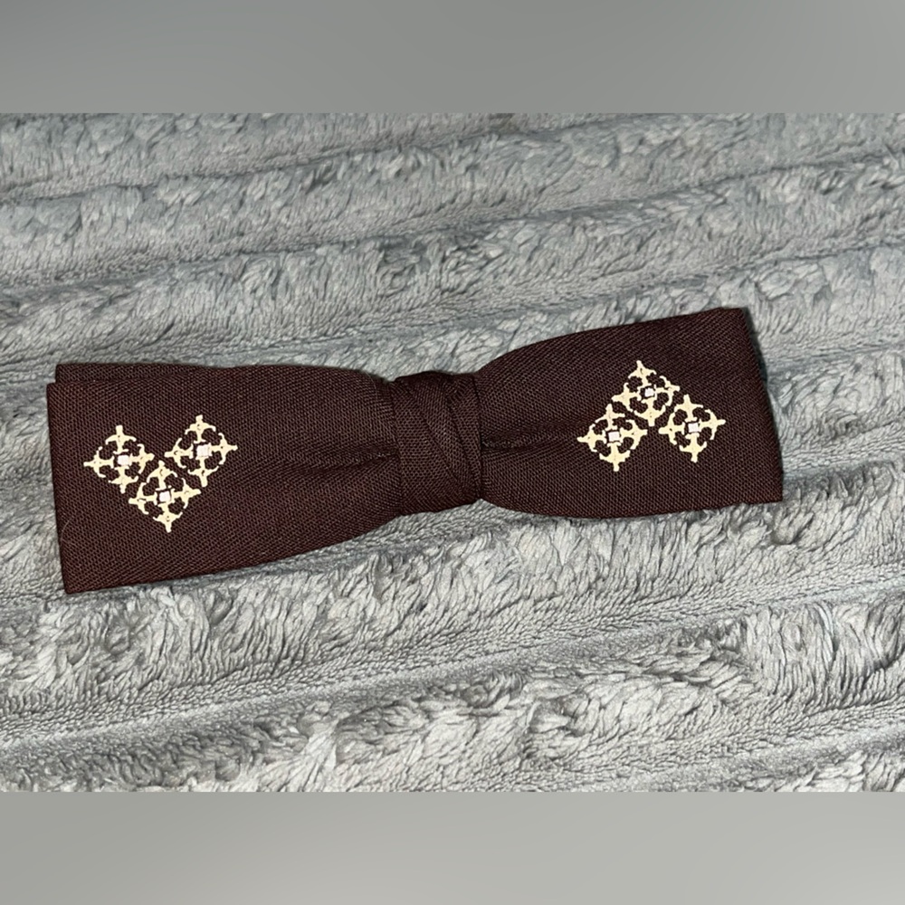 Vintage 40’s Western Bow tie Brown & Beige